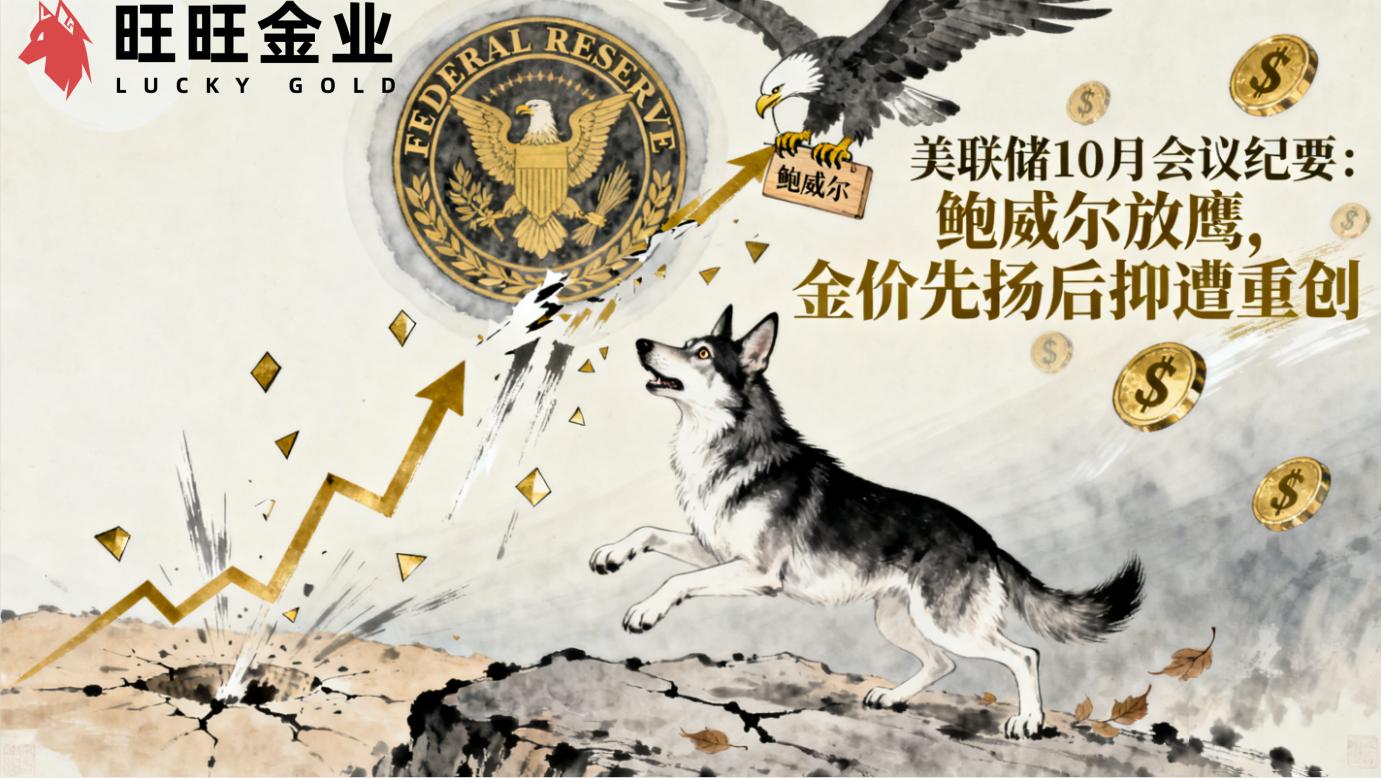 美联储10月会议纪要:鲍威尔放鹰,金价先扬后抑遭重创