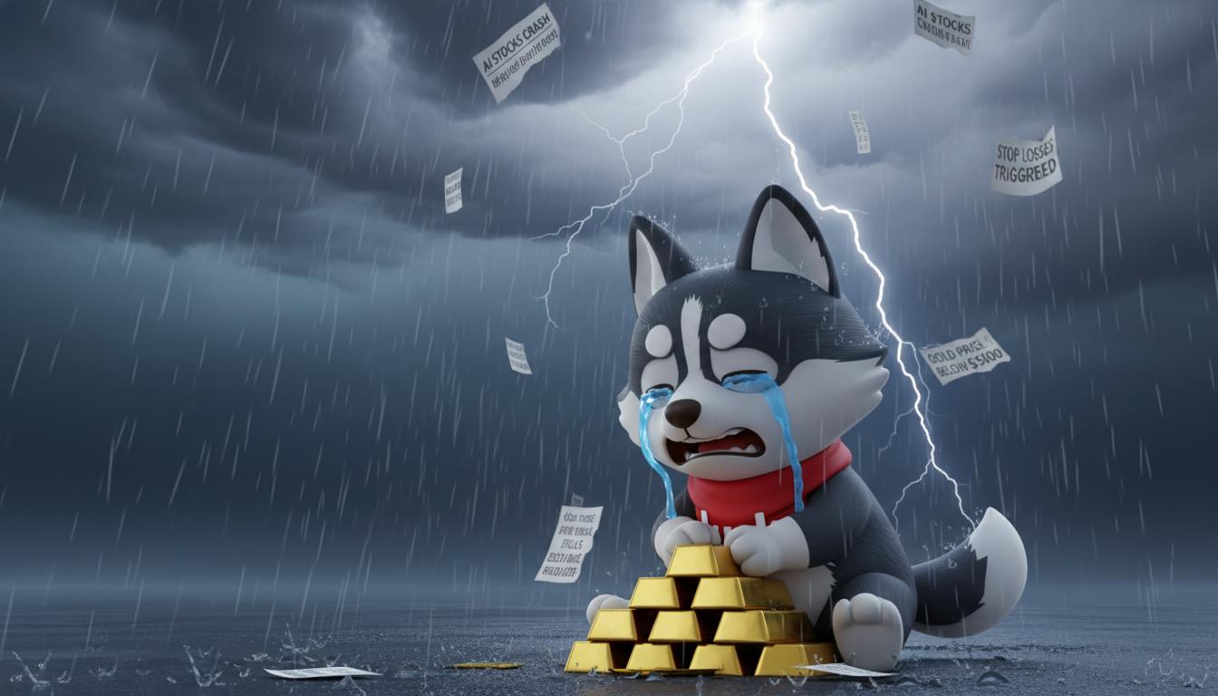 <strong>黑色星期四!AI股血洗,止损连环引爆,金</strong>